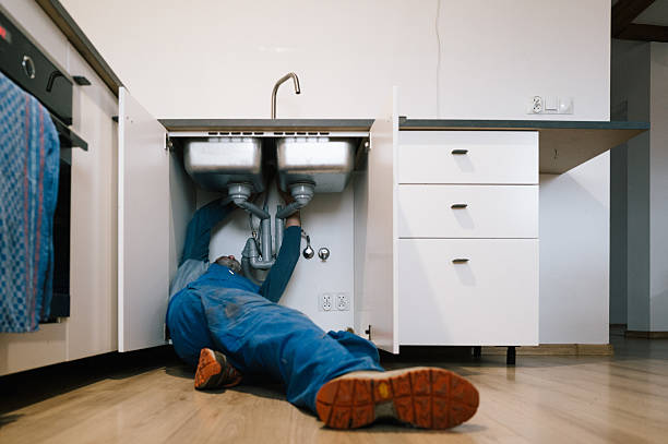 Professional Leak Detection technician working in Grand Junction, MI